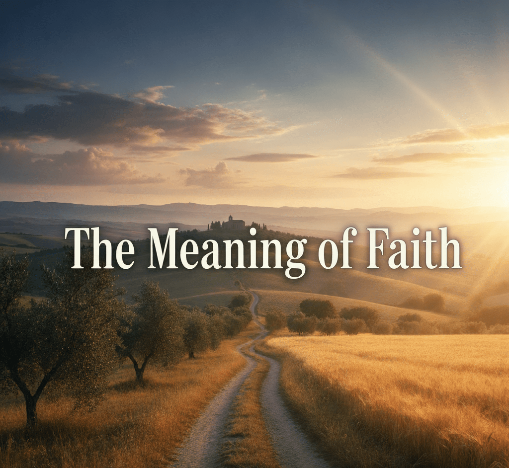 The Meaning of&nbsp;Faith