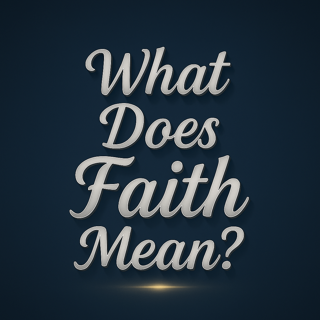 A Deep Dive into Christian Faith? From Emunah to Pistis.